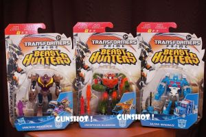 Đồ Chơi Robot Transformers Prime biến hình Optimus Prime/Predaking/Bulkhead/Magnus/Shockwave/Huffer - Beast Hunters Commander (Box)