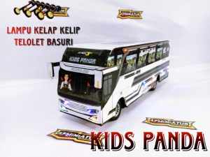 BUS KIDS PANDA JB 5 BUS KIDS PANDA JB 3 TELOLET BASURI NYALA LAMPU UKURAN BESAR