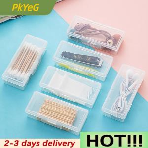 PkYeG Portable Travel Medicine Box Cotton Swab Holder Case Detal Floss Jewelry Organizer Container Dust-proof Jewelry Accessories Box