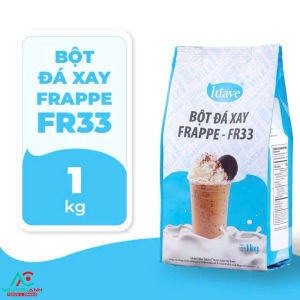 Bột Đá Xay Frappe FR33 LÚAVE 1kg (Bột Frappe Bột mix chống tách lớp phân tầng)