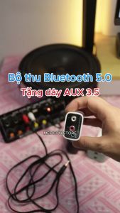 YS-06 Bộ thu Bluetooth 5.3 âm thanh chất lượng cao cho loa âm ly stereo cắm điện 220v cổng AUX 3.5mm & RCA