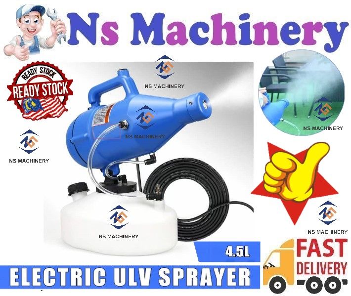 Ulv Cold Fogger/4.5L Disinfectant Machine 1400W Electric Portable ...