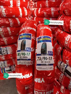 YAMATECH [70/90-17 or 80/90-17] TUBELESS TYRE TAYAR DIAMOND TAYAR MOTOR BUNGA DIAMOND UR322 UR 322 EX5 LC135 Y125ZR Y125 SRL LAGENDA KRISS 70/90-17 OR 80/90-17 Tubeless Tyre