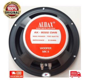 AUDAX Speaker 8 Inch Daya 150 Watt Woofer AX-8022 ORIGINAL ASLI AUDAX