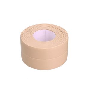 NOBLELYN 3.2m Waterproof Bathroom Kitchen Seal Strip Sealing Tape Sink Edge Wall Corner