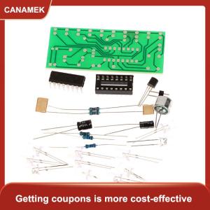 【CANAMEK】 Giọng nói kích hoạt Led nước ánh sáng Kit cd4017 đèn lồng mô-đun điều khiển DIY điện tử Kit vật lý giảng dạy mô-đun Đào Tạo