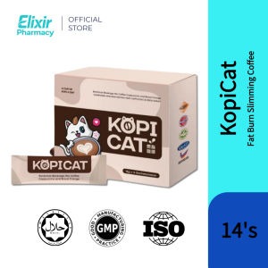 [HOT SELL] KopiCat 排水肿燃脂咖啡 瘦身 燃烧脂肪 控制食欲 减轻体重 排水 排水肿 消水肿（14 Sachets）