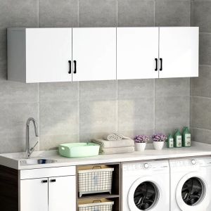 Kitchen Cabinet Wall Cupboard Wall Cabinet Wall-Mounted Wardrobe Living Room Balcony Ark Bathroom Locker Bedroom Top Cabinet