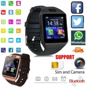 ♥【Readystock】FREE Shipping♥ DZ09 Bluetooth Smartwatch Sim Card Android Bluetooth Camera