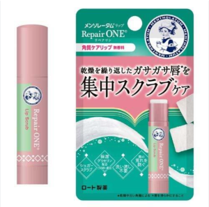 (Mẫu mới nhất) Son dưỡng môi tẩy tế bào chết MENTHOLATUM LIP REPAIR ONE 3.6g - Nhật Bản