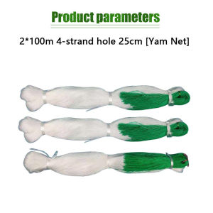Garden Plant Climbing Net cucumber vegetables trellis net White Nylon Support Mesh 2MX100M