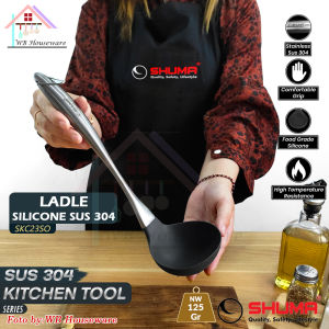 SHUMA sodet silicon handle stainless SUS 304 - skimmer - ladle