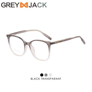 Grey Jack Frame Kacamata Kotak TR+Acetate Style Laki-laki dan Wanita Bisa Minus 21037