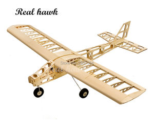 1300mm Balsa Wood RC Airplane Kit Laser Cut Fixed Wing Trainer - Easy DIY Building Model for Beginners