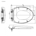 Nắp Bồn Cầu TOTO TC393VS Đóng Êm. 