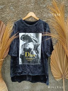 Elizabethgrosir1 BKK Tunik Tangan 7/8 Grosir 72 Kaos Katun combed 30s adem Acid Wash Import Baju Bangkok Kaos Oblong Perempuan