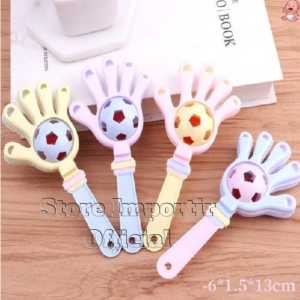 Mainan Kerincingan Anak Bentuk Tangan SS 1758 Mainan Kreatif Anak Bayi Kerincing Tepuk Tangan | Happy Clapping Hand Mainan Sensorik Bayi Mainan Tepuk Tangan Lonceng Anak Murah Bahan Berkualitas Kemasan Kantong