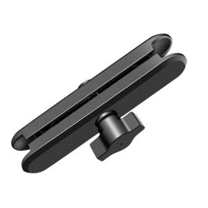 Aluminum Alloy 15cm Double Socket Arm for 1-Inch Ball Mount Base Lightweight & Durable Motorcycle Phone Mount