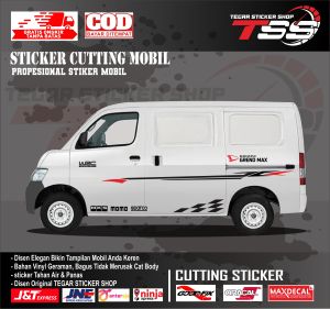 sticker mobil daihatsu grend max luxio sticker lis mobil daihatsu grend max luxio sticker mobil sticker motif variasi body mobil keren