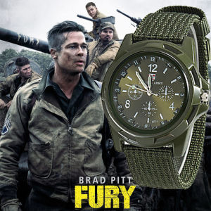 Pria Tentara Menonton Nilon Militer Pria Kuarsa Jam Tangan Kain Tali Kanvas Kasual Keren Pria Olahraga Putaran Dial Relogios Jam Tangan