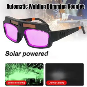 JIYAN2866 Automatic Dimming Welding Glasses Solar Anti-glare Welding Protective Gifts Auto Darkening Welding Goggle Argon Welding Glasses
