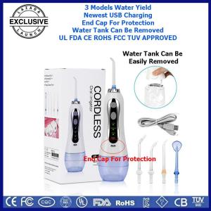 (ถอดถังน้ำขนาด1000มล) H2ofloss Ac220-240V Water Pick Water Flossอุปกรณ์ชำระล้างPickการดูแลสปาทำความสะอาดด้วย5เคล็ดลับอเนกประสงค์สำหรับใช้ในบ้านของครอ