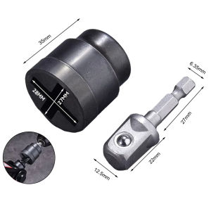 Scissor Jack Adapter RV Stabilizer Jack Socket Heavy Duty Drill Attachment Auto Repair Accessories for Workshop notamy