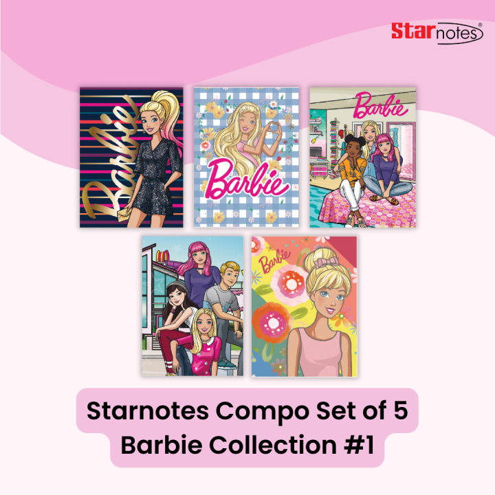 Starnotes Compo Notebooks Set of 5 - Barbie Collection #1 | Lazada PH