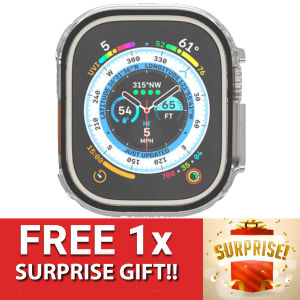 [ AWatch 45mm Series 9 / 8 / 7 ] SwitchEasy Hybrid Case 9H Tempered Glass Case with Build-In Screen Protector