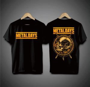 kaos metaldays  gotik band rock bahan katun kombet premium dewasa jumbo big size cowo wanita tebal adem