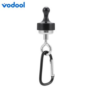 Multifunction Keychain Snap Buckle Aluminum Alloy Magnet Hanging Buckle D Type Mini Portable EDC Climbing Tools Outdoor Survival Tools