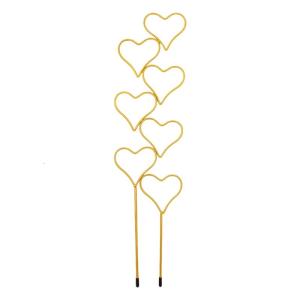 Outdoor Iron Stake For Vine & Flowers Heavy Duty Metal Trellis Garden Support Patios Arrangements Easy To Install