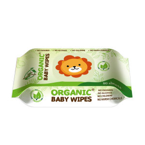 Organic Baby Wipes 80s with CAP Nature SINGLE