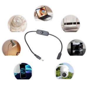 Loại C Nữ Để 3.5mmx1.35Mm điện sạc cáp Với Chuyển Đổi Cho Router Máy Ảnh Fan đèn LED An Ninh Phụ kiện camera