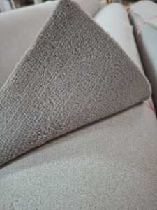 Porche Silver Knit Carpet Foam single backing soft car carpet liner