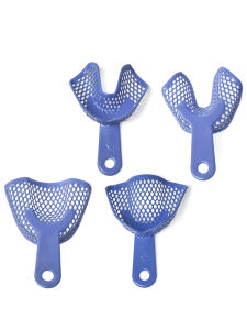 5set/10pieces Dental Tray Dental Tray Plastic Steel Dental Tray Plate Dental Impression Dental Material
