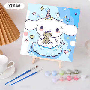 DreamBaby Diy Painting By Number Melukis Mewarnai Kanvas Nomor Prakarya Anak 20x20