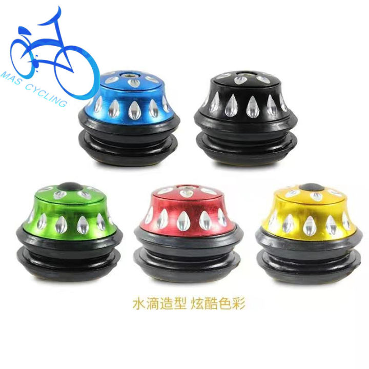 Equlup Bike Headset 44mm Double Bearings - Aluminum Alloy & Steel, For Mountain Bikes With Straight Fork Tubes