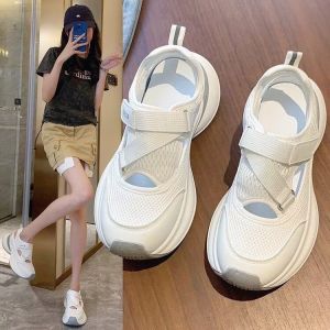 [Free Shipping] WomenS Sports Sandals 2026 New Summer Collection Thick-Soled Hollowed-Out Breathable White Summer Shoes For Women