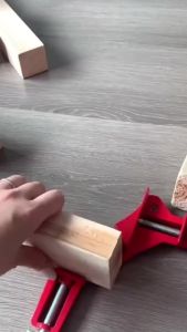 Kẹp góc vuông 90° kim loại đa năng dụng cụ cầm tay cho DIY gỗ khung tranh & kính kẹp chắc dễ gắn trên bàn làm việc