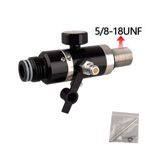 Aceair hPa Bộ điều hòa không khí 1800psi đầu ra cố định 4500psi đầu vào tối đa 360 ° xoay M18 × 1.5 & 5/8-18unf chủ đề kép với 6000psi đo 8mm ngắt kết nối nhanh chóng cho phù hợp Máy nén khí
