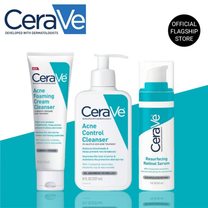 CeraVe Acne Control Cleanser Acne-Prone Oily Skin Fragrance Free ...