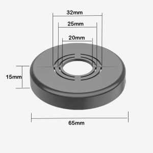 A6277 ABS Shower Faucet Cover Plating Wall Flange Faucet Decorative Cover Useful Adjustable Pipe Wall Covers Shower