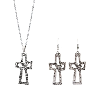 Bông tai thả Tôn Giáo Bông tai mặt thanh lịch kết cấu hợp kim Tôn Giáo Vòng cổ trái tim thích hợp cho phụ nữ