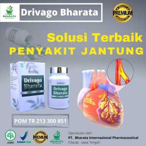 DRIVAGO BHARATA Obat Stroke Jantung Koroner Ampuh Lulus Uji BPOM