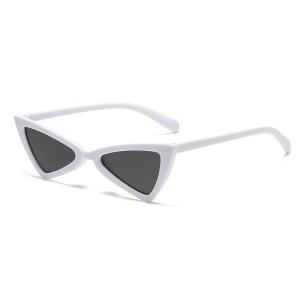 JN IMPRESSION Triangle Retro Cat Eye Sun Protection Sun Visor Glasses Internet Celebrity Same Style Quadrilateral Butterfly Sunglasses