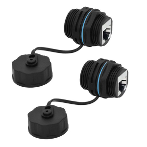 Rugged RJ45 Ethernet Cable Adapter with IP68 Waterproof Protections Connectors for Outdoor Networking Solution