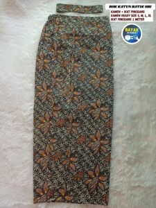 Sixmo Rok jadi rok obi katun batik / kamen bali set kamen obi murah