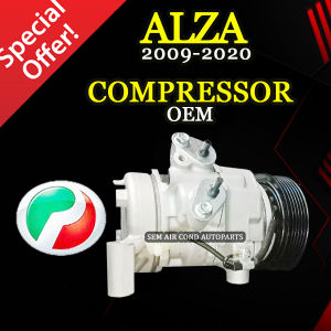 PERODUA ALZA 2009-2020 YEAR OEM NEW COMPRESSOR/ KOMPRESOR (CAR AIRCON AC SYSTEM)