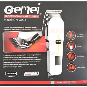 Gemei GM 6008/GM 6005/GM 595 Mesin Gunting Rambut Hair Clipper Hair Cutter Hair Trimmer